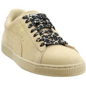 Puma suede wild gum sole trainers